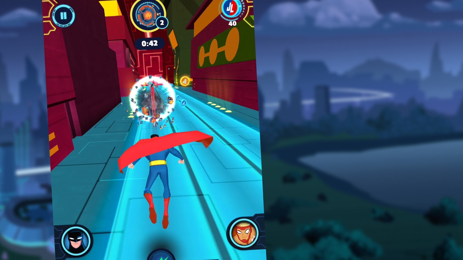 "JUSTICE LEAGUE ACTION RUN" HITS MOBILES