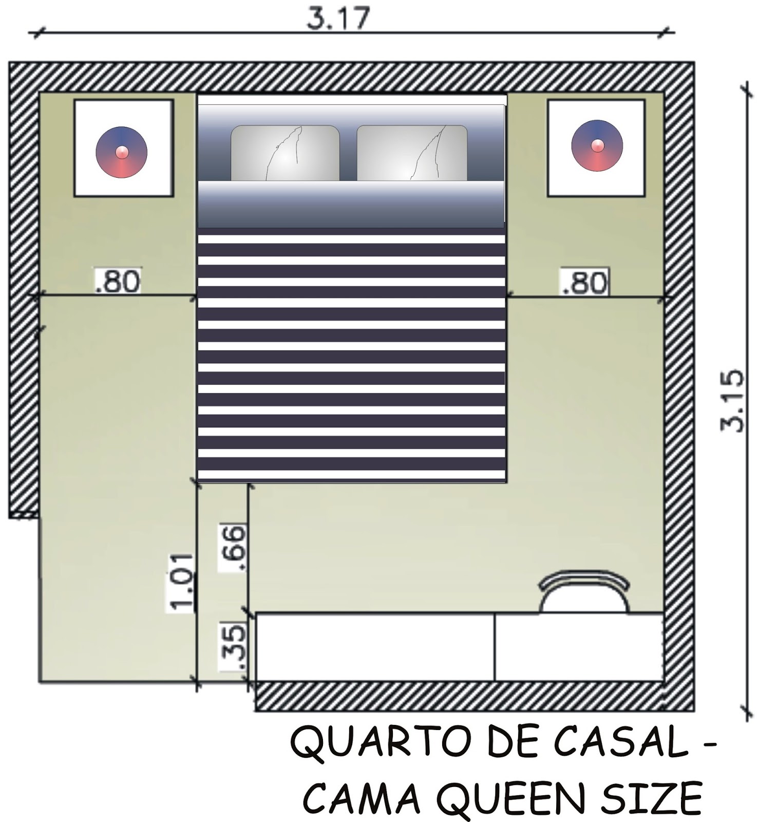 Medidas Básicas para Quarto de Casal | Decor em ação
