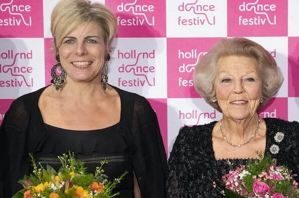 Princess Beatrix and Princess Laurentien attended the opening of the 17th edition of Holland Dance Festival at the Zuiderstrandtheater