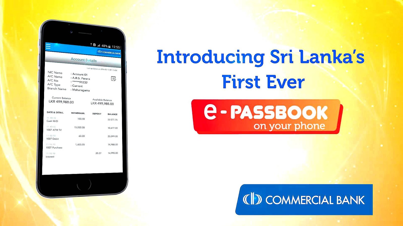 Passbook Bank Passbook Bank Choices