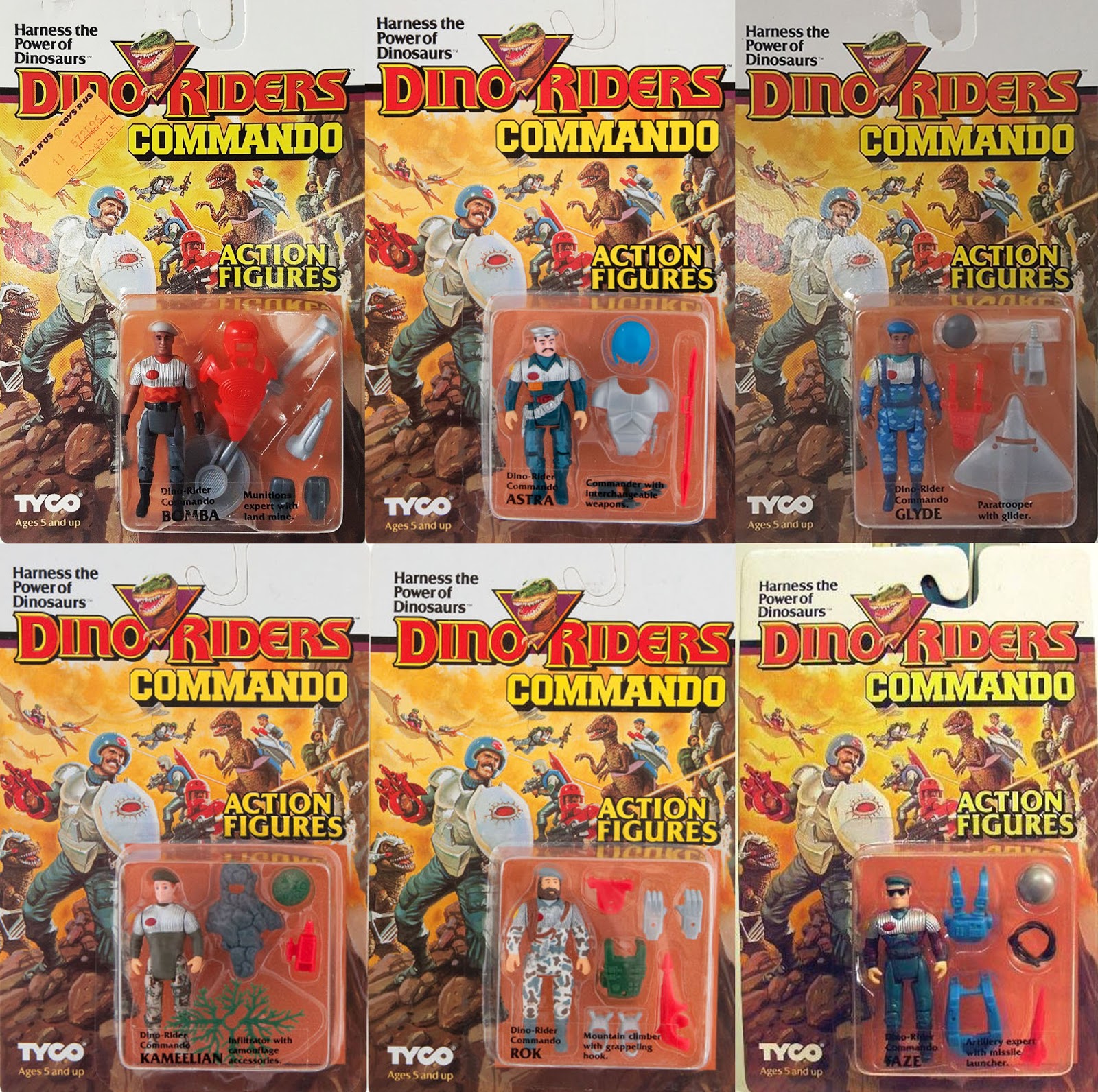 Dino-Riders, tutta la linea recensita (parte II, 1989-1990)