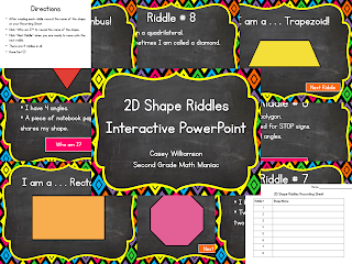 http://www.teacherspayteachers.com/Product/2D-Shape-Riddles-Interactive-PowerPoint-1044077