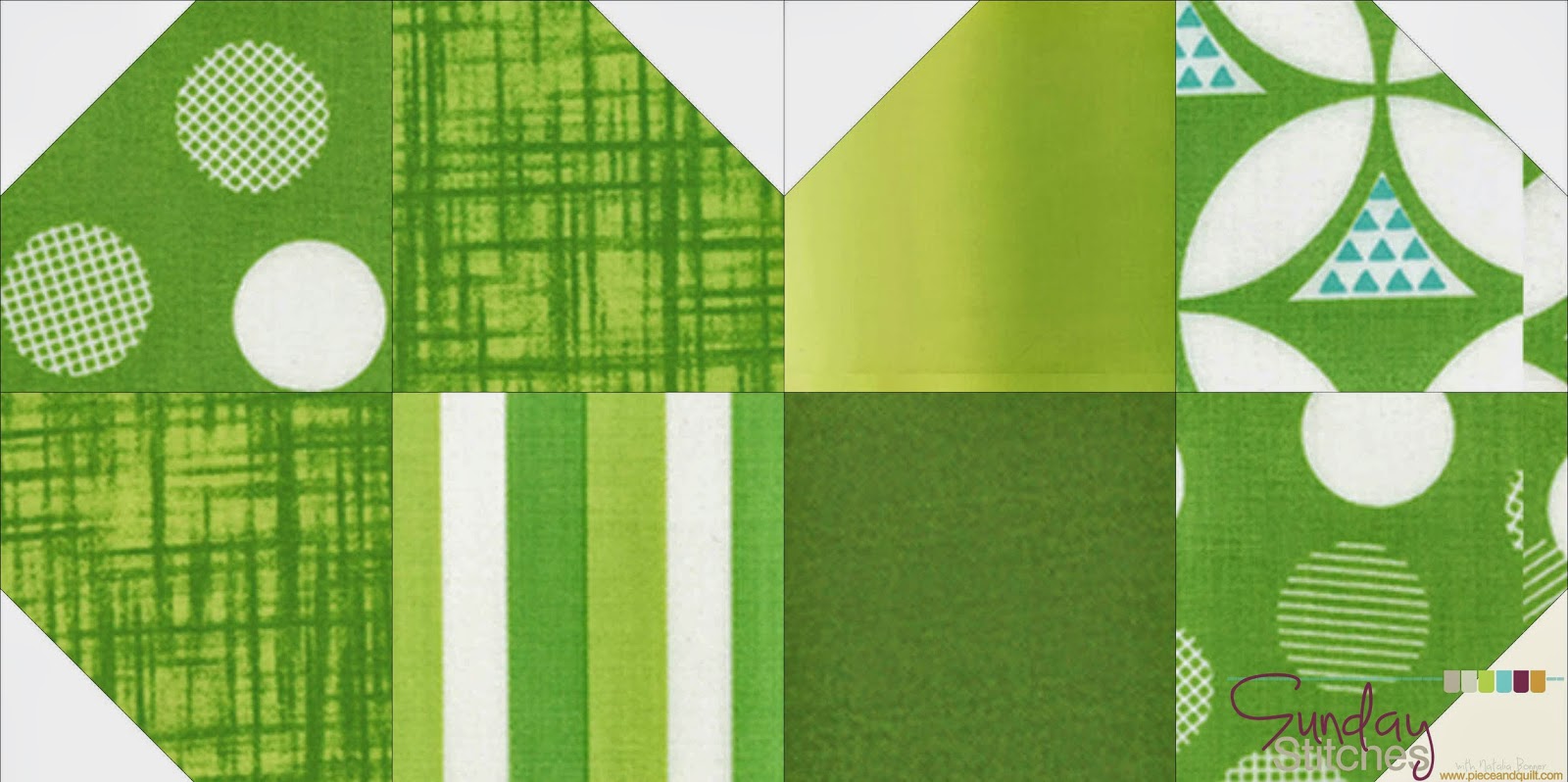 Piece N Quilt How to Clover Quilt Block Tutorial Sunday Stitches