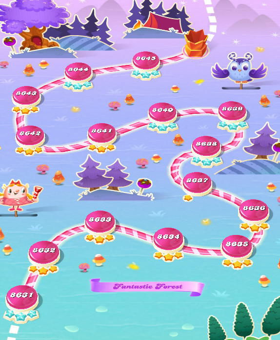 Candy Crush Saga level 8631-8645 Candy Crush Saga level 8631-8645