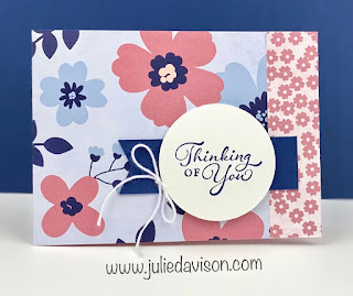 Stampin' Up! Sale-a-Bration Spotlight Day 1:  Paper Blooms Designer Paper Cards ~ www.juliedavison.com #stampinup #saleabration #sab2021