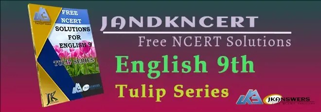 Book Cover Class 9th English - Tulip Series