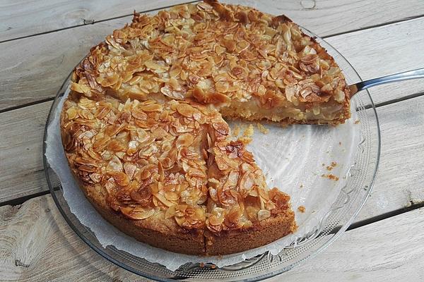 Rezepte sammlung2020: Apfelkuchen mit Mandelguss
