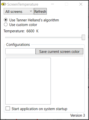Reducir la temperatura de color de la pantalla en PC