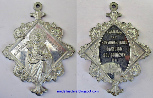 Medalla Basílica del Corazón San Judas Tadeo