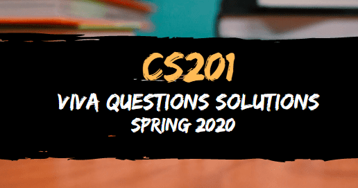 Cs201 past paper 2019 image