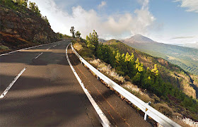 Mount Teide drive TF-21 route photos Tenerife world's best drives car