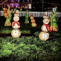 Photos of Ireland: Snowmen on Eyre Square in Galway