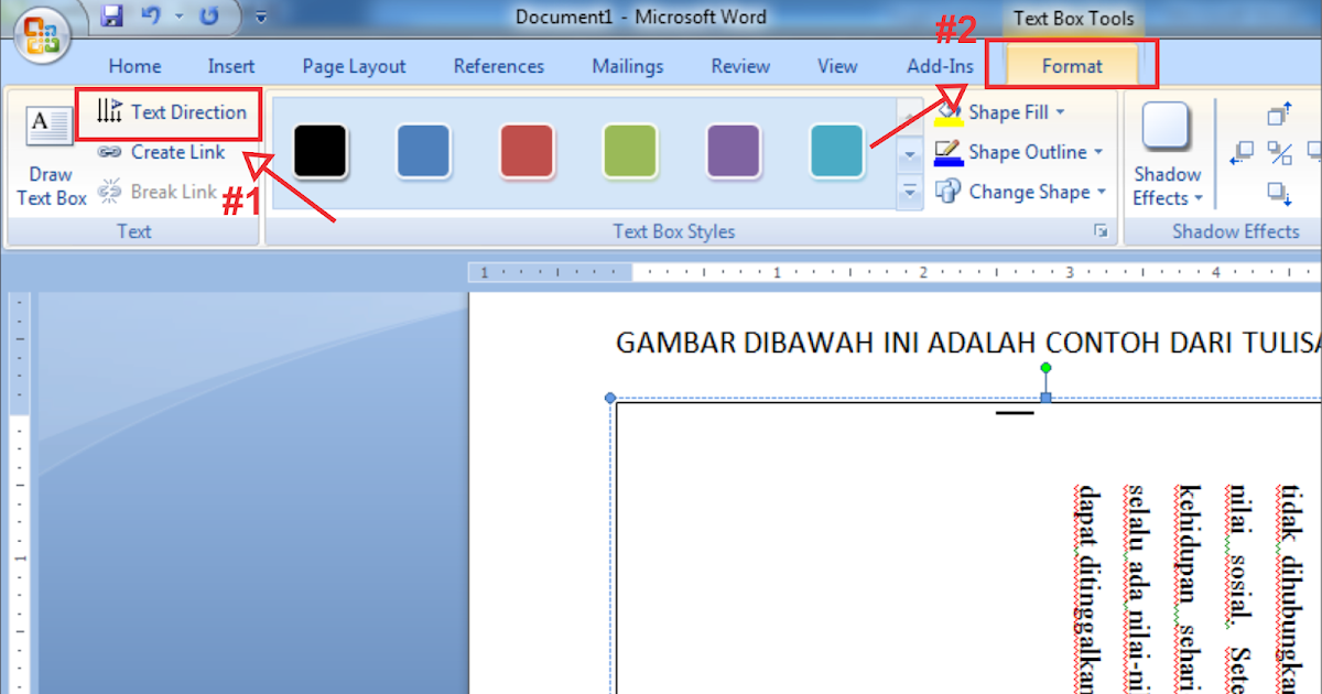 Kursus Komputer Microsoft Word Cara Membuat Tulisan Di Ms