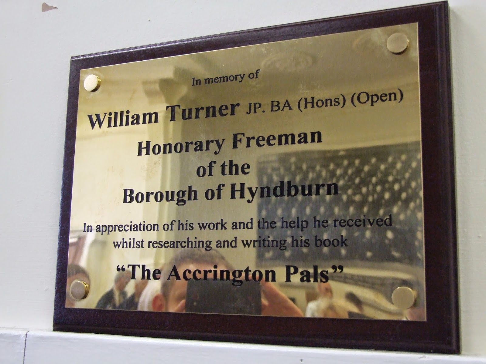 RISHTON FIRST HISTORY PLAQUE UNVEILED