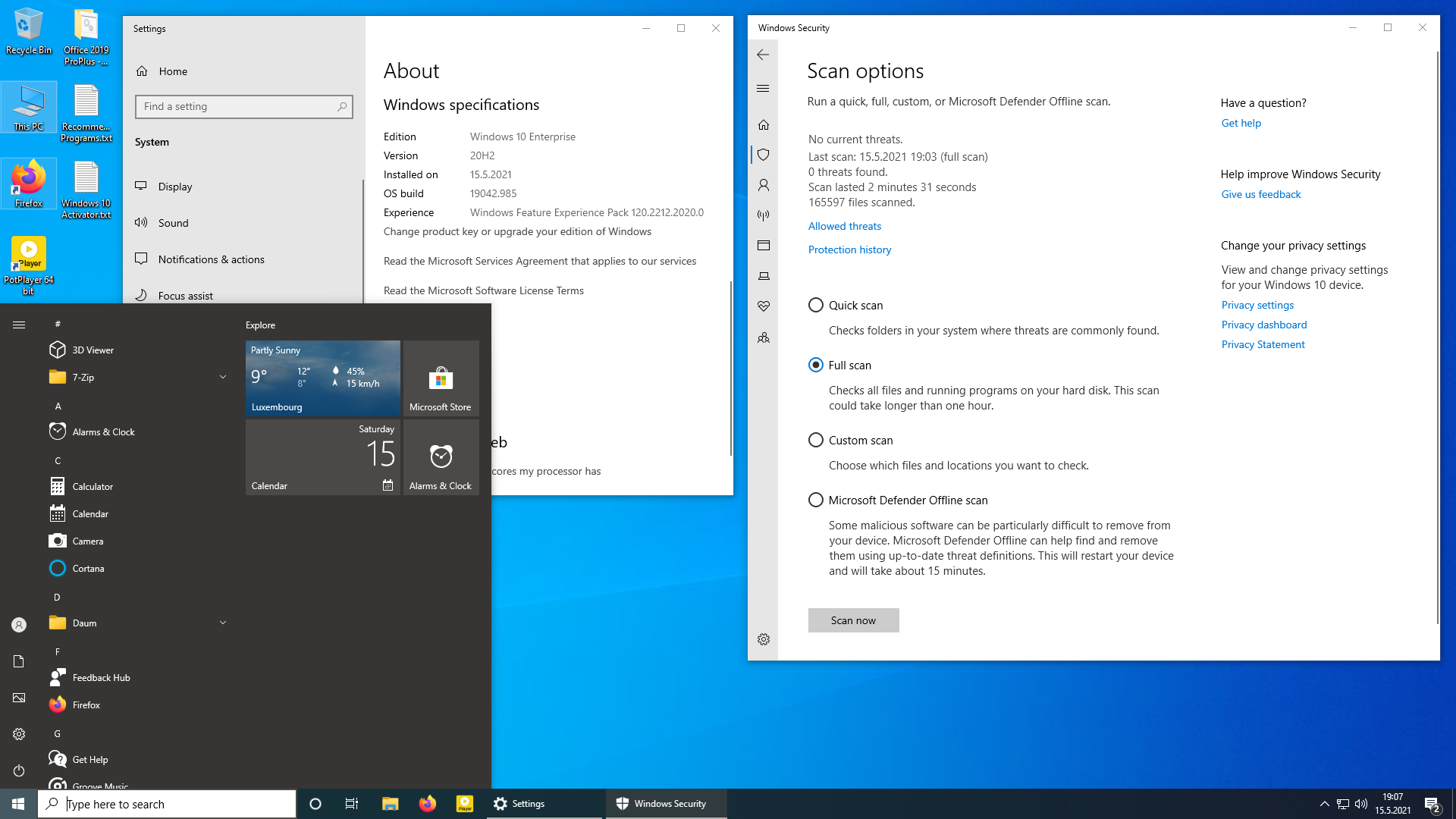Windows 10 AIO 21H1 [Latest Update] Full