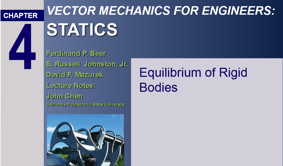ENGR Mechanics: Statics: Chapter 4!