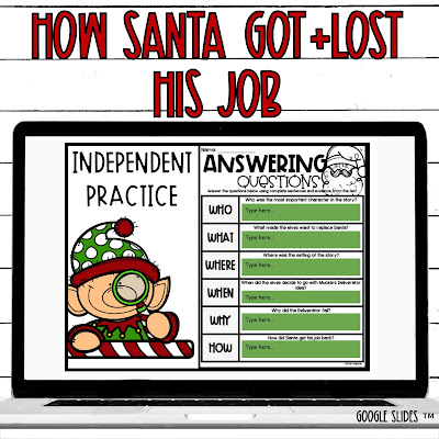 Christmas Digital Read Aloud Lessons for Google Slides TM