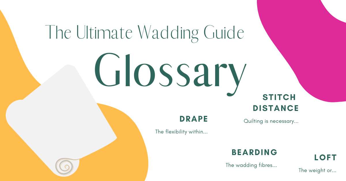The Ultimate Wadding Guide: Glossary