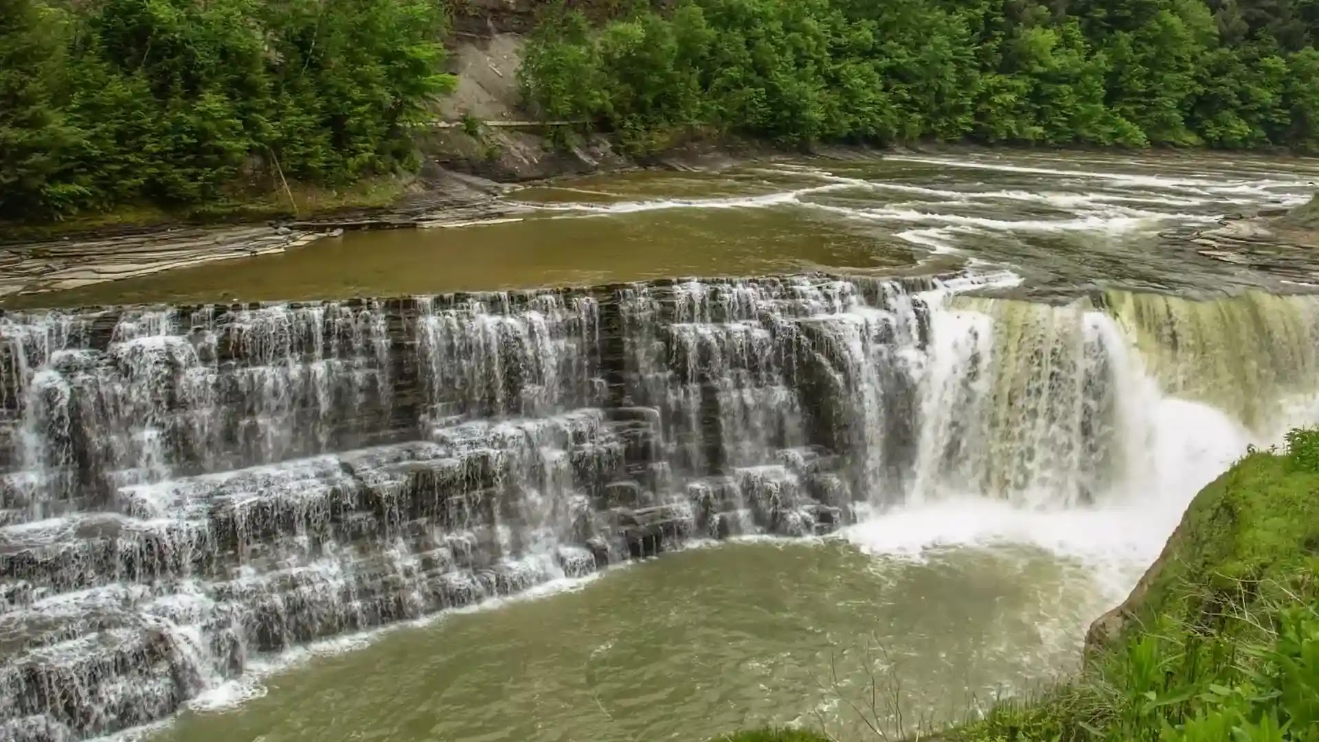 New York Upstate waterfall picture New York Upstate waterfall picture