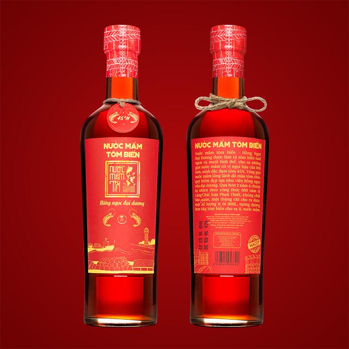 2 Chai Nước Mắm Tĩn Tôm Biển Hồng Ngọc Đại Dương 45N 500Ml 2 Chai Nước Mắm Tĩn Tôm Biển Hồng Ngọc Đại Dương 45N 500Ml