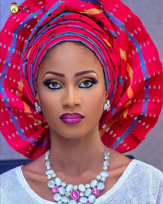 Beautiful Nigerian Gele Head Wrap Ideas / geeks fashion