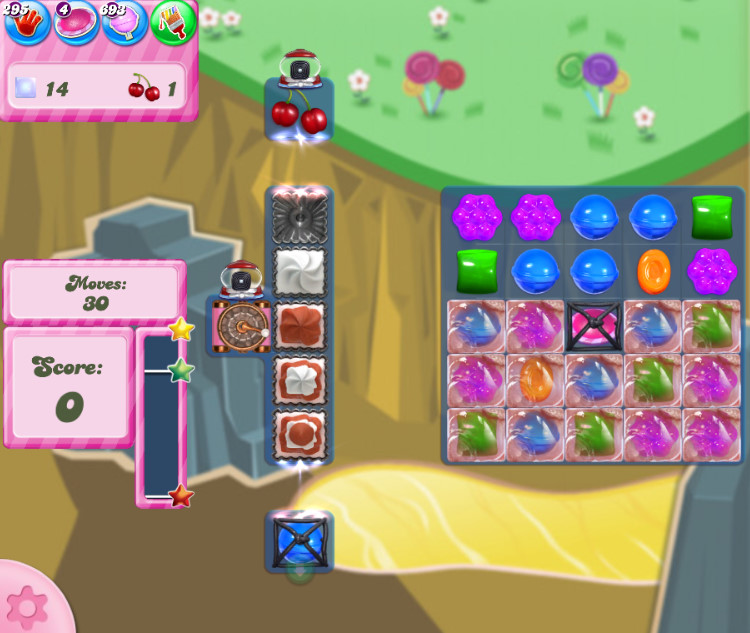 Candy Crush Saga level 2849 Candy Crush Saga level 2849