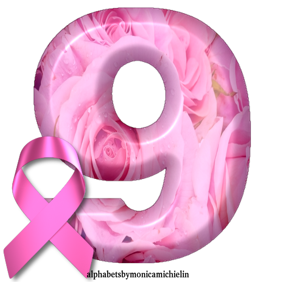 M. Michielin Alphabets: ALFABETO OUTUBRO ROSA COM ROSAS, LETRAS ...