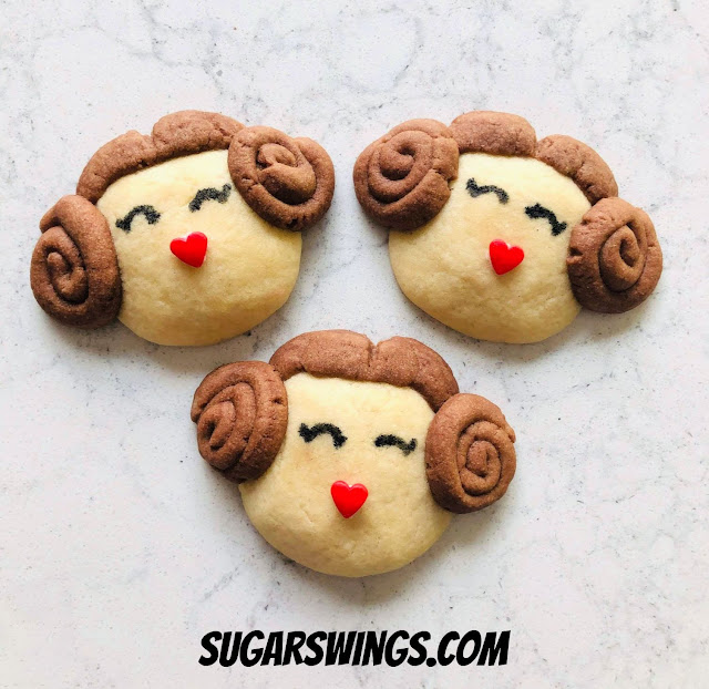 Princess Leia cookies