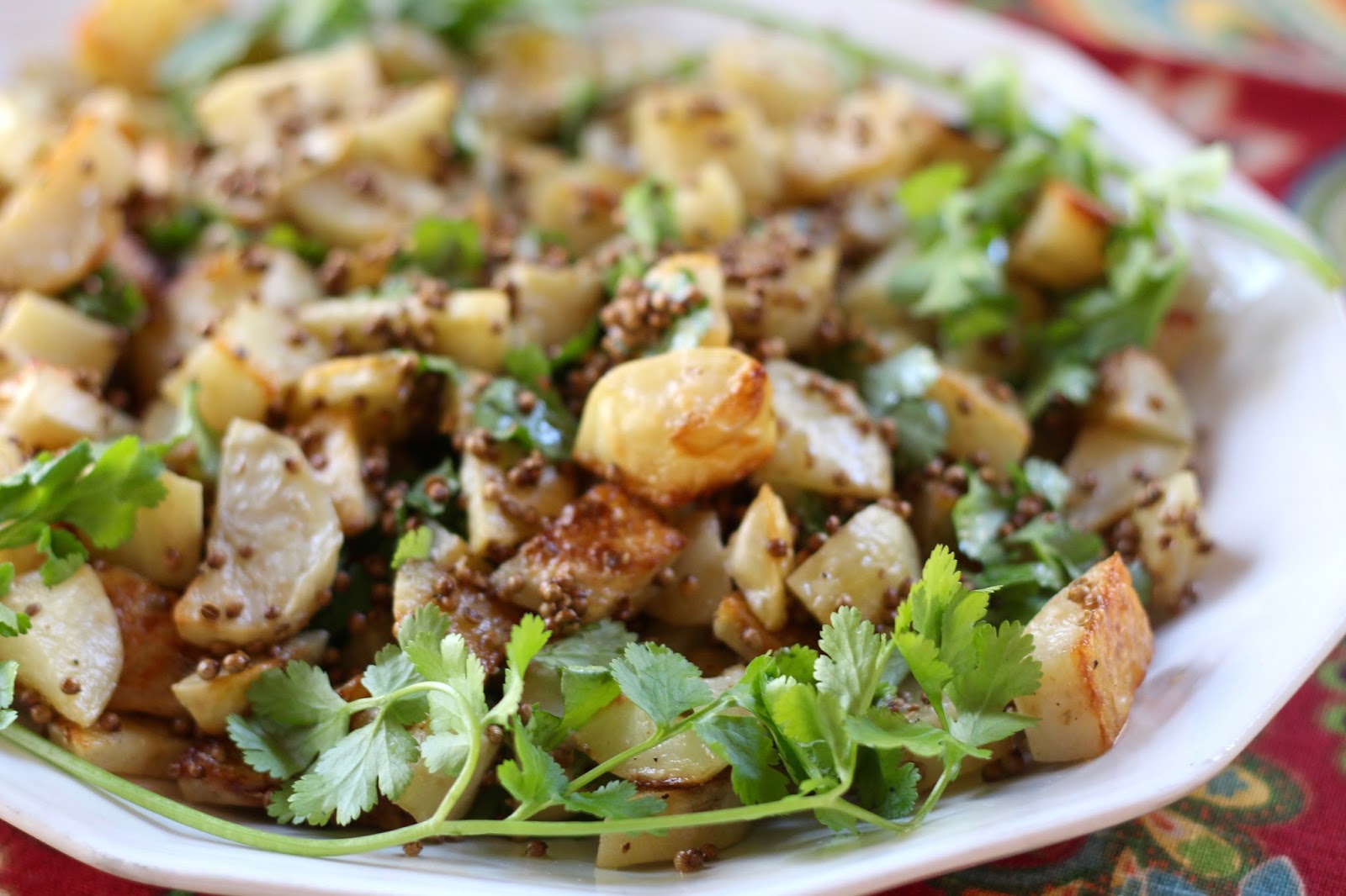 Coriander Roasted Potatoes Diary of a Mad Hausfrau