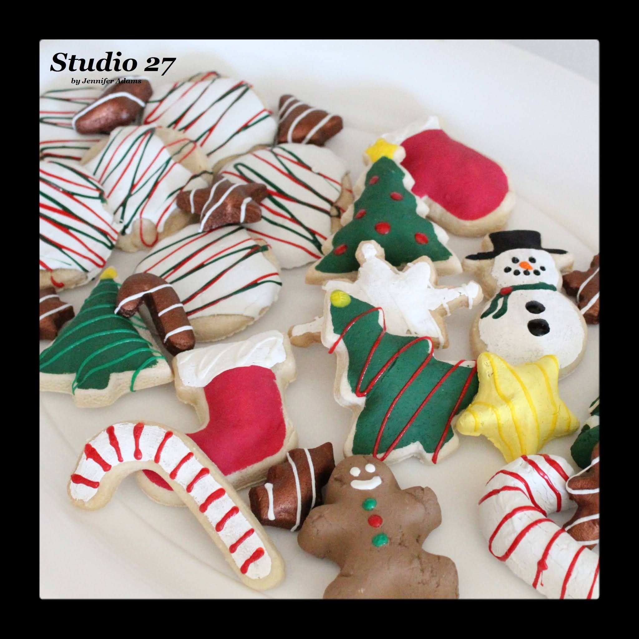 19 most adorable christmas food gifts ideas to delight your family Studio 27 - By Jennifer Adams: DIY Faux Christmas Cookies