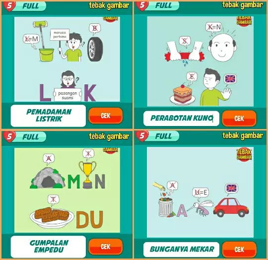 Kunci Jawaban Tebak Gambar Level 118 Guru Galeri