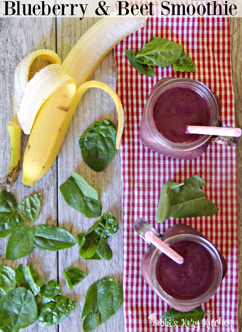 Blueberry and Beet Smoothie Bobbi's Kozy Kitchen