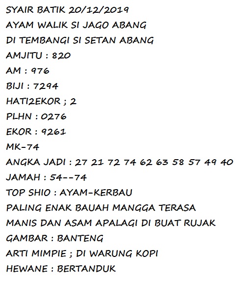 Gambar Angka Setan Hari Ini Rahman Gambar