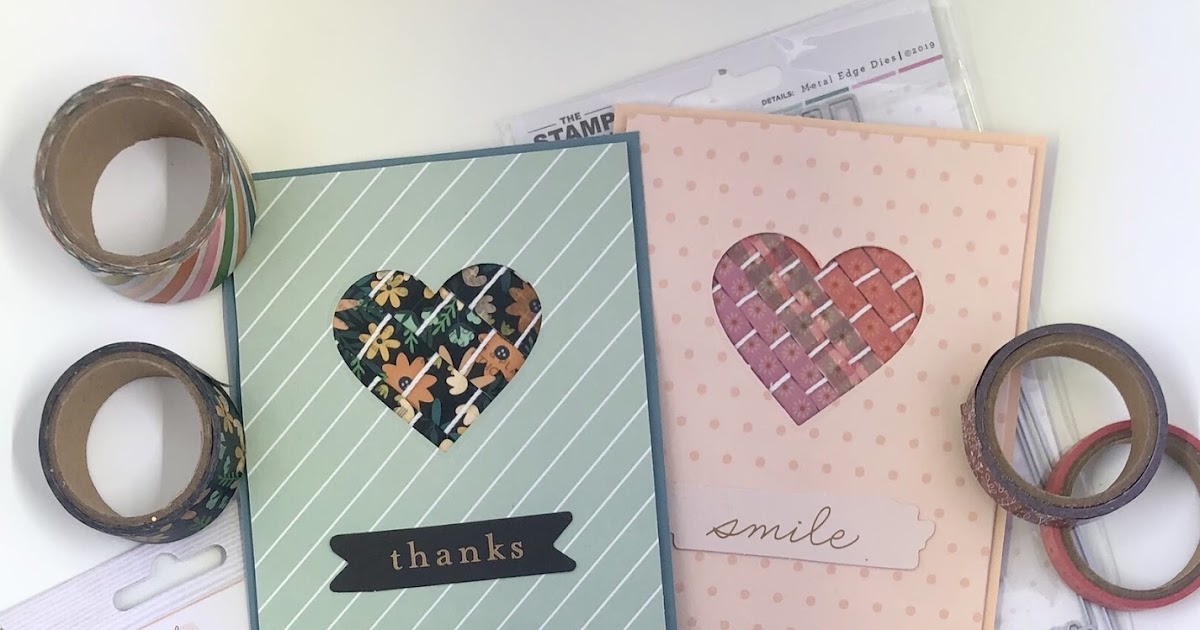 Maria Giselle's Creative Cuts Weaved Washi Tape Greeting Card (Craft