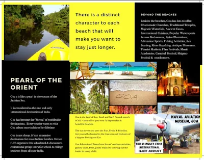 Goa Educational Tour Brochure