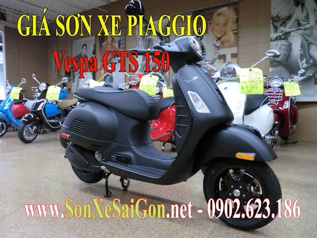 Giá sơn xe máy Piaggio Vespa GTS 150