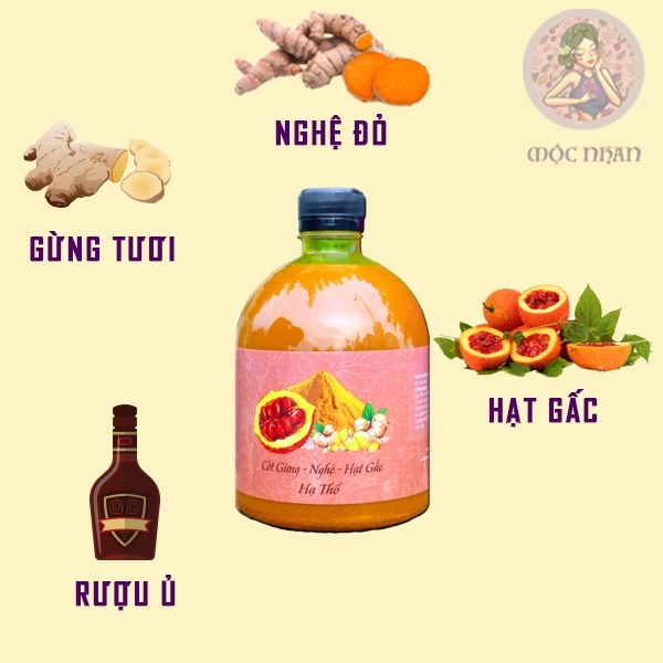 Cốt gừng nghệ gấc hạ thổ