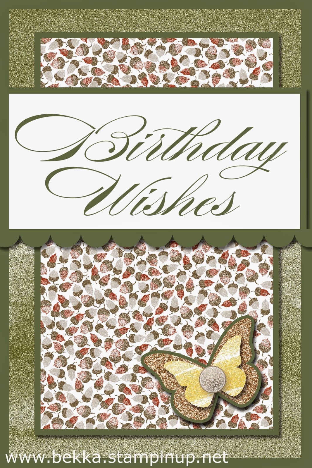 Digital Birthday Card by Stampin' Up! UK Independent Demonstrator Bekka - try digital crafting for yourself here FREE