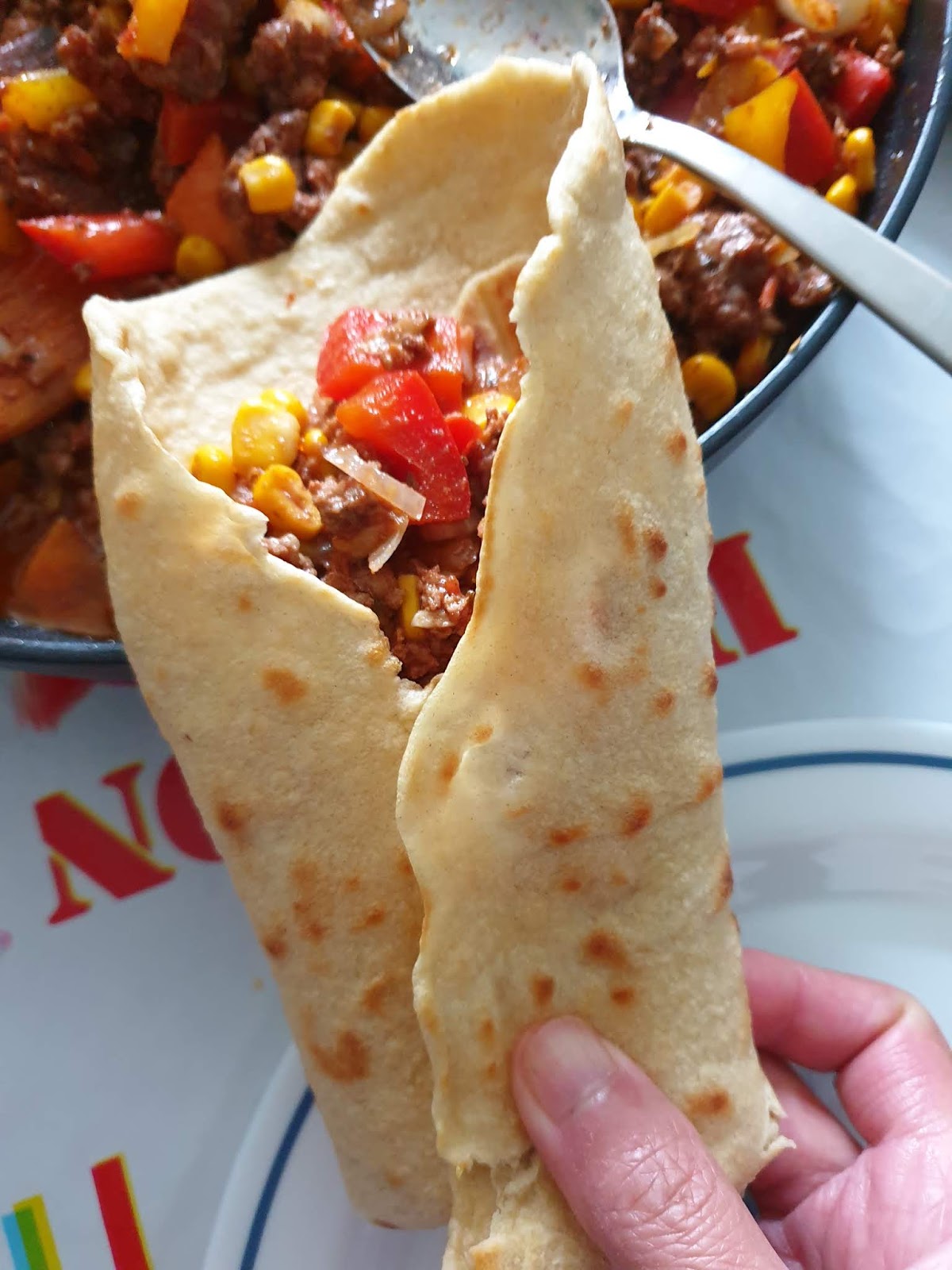 FloViCook Les tortillas ou fajitas , faits maison