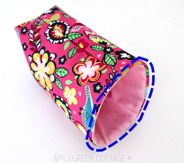 A Mini Fabric Bin Free Template AppleGreen Cottage
