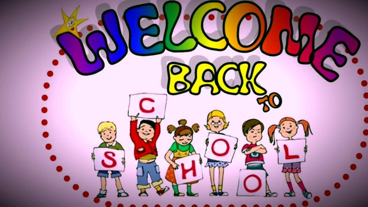 My school back. Welcome back to School. Back to School открытка. Welcome школа. Welcome to School картинка.