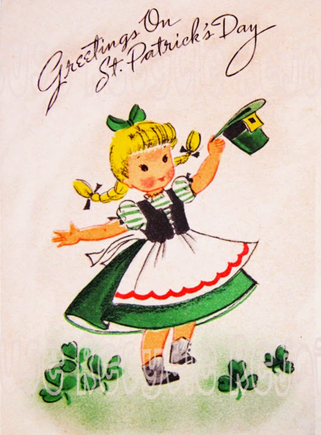 st paddys day vintage cards