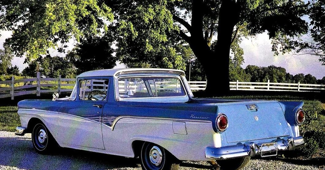 daily timewaster: Ford Ranchero, 1957. Why wouldn't these sell today?