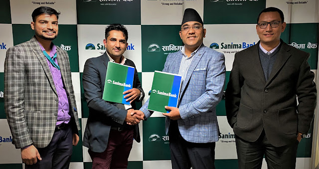 सानिमा बैंक र आईएमएस स्मार्टबीच सम्झौता, बैंकका ग्राहकले सामसङका नयाँ मोबाइल मासिक किस्तामा किन्न पाउने 