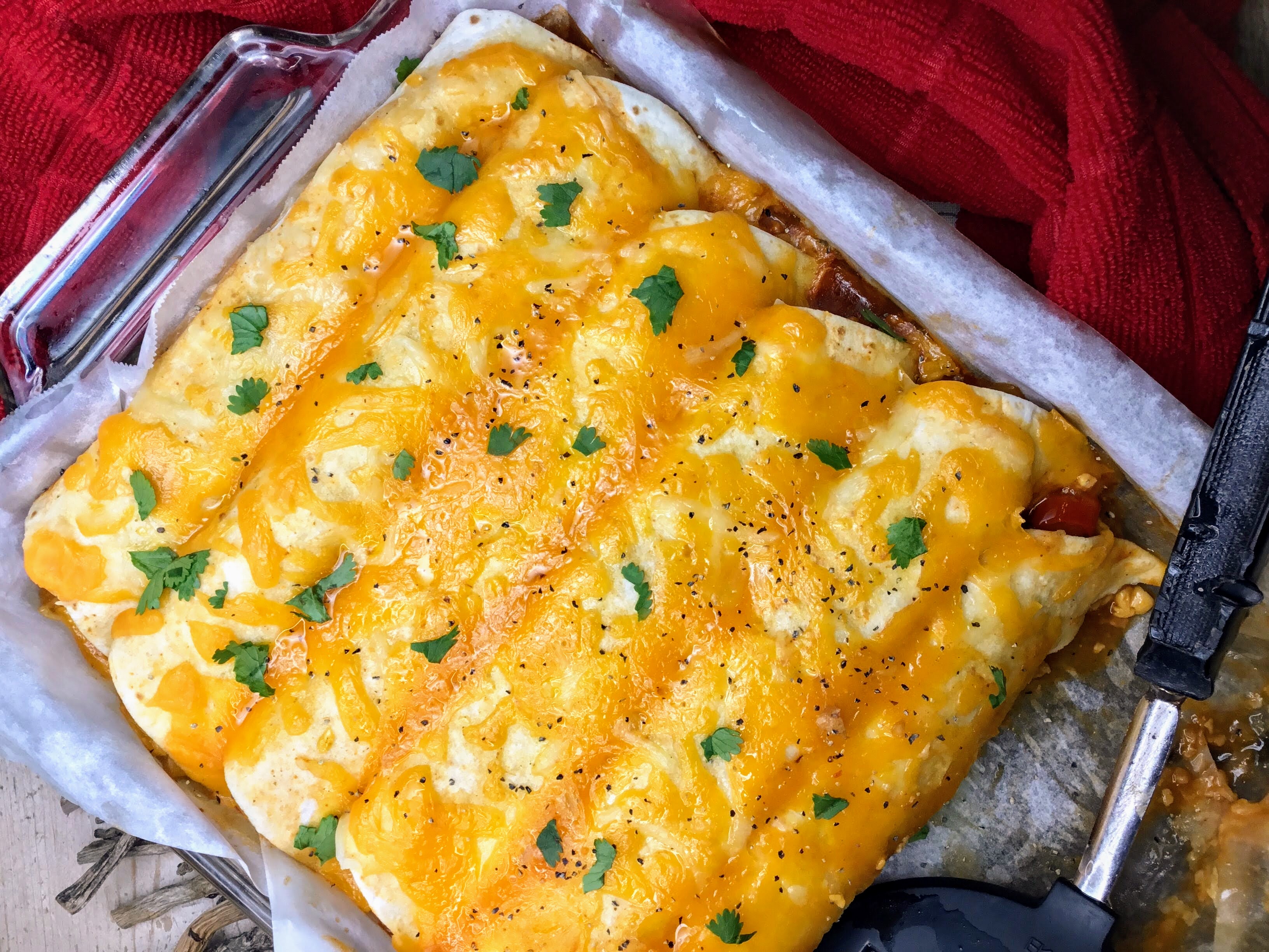 Food Fitness by Paige Hawaiian Enchiladas