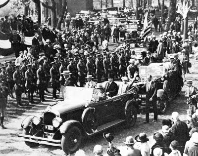 President Calvin Coolidge motorcade