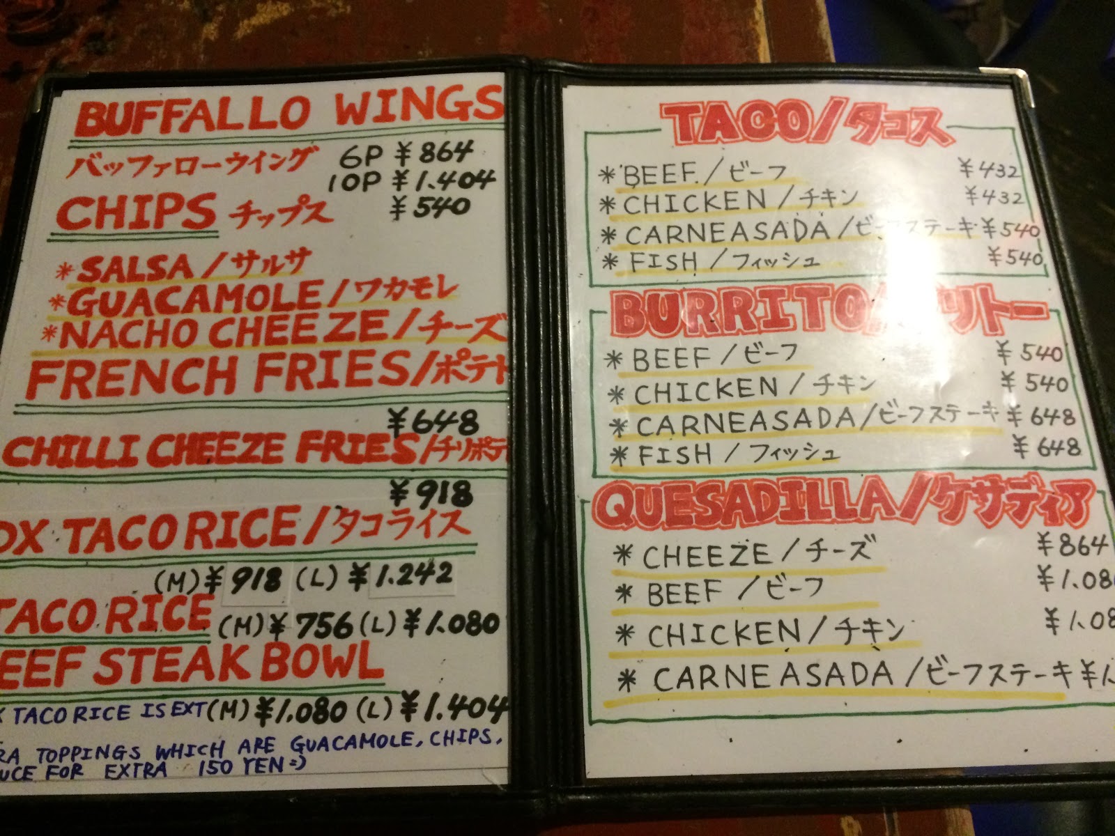 JC's Food Reviews Surf Taco