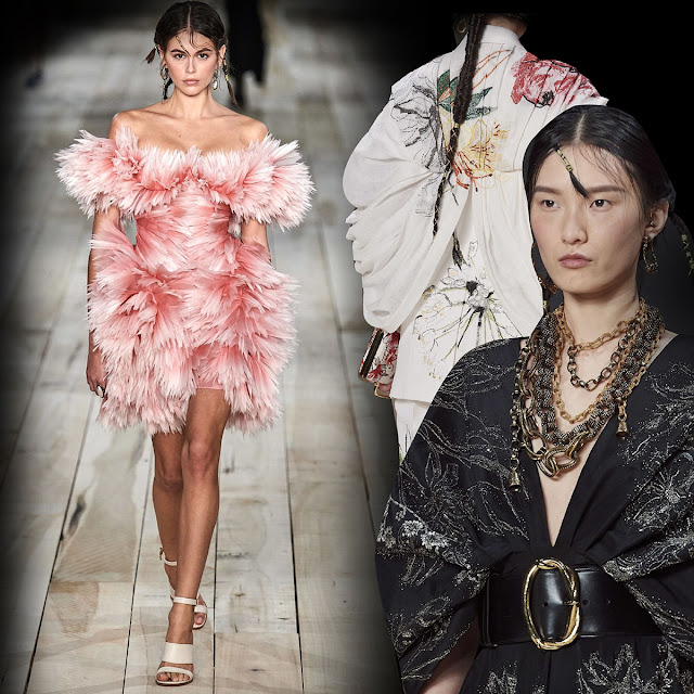 Alexander McQueen Spring Summer 2020 Paris Fashion Week by RUNWAY MAGAZINE