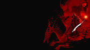 Dragon Age Blood Dragon BlackRed Wallpaper (red dragon dragon age black red desktop wallpaper)