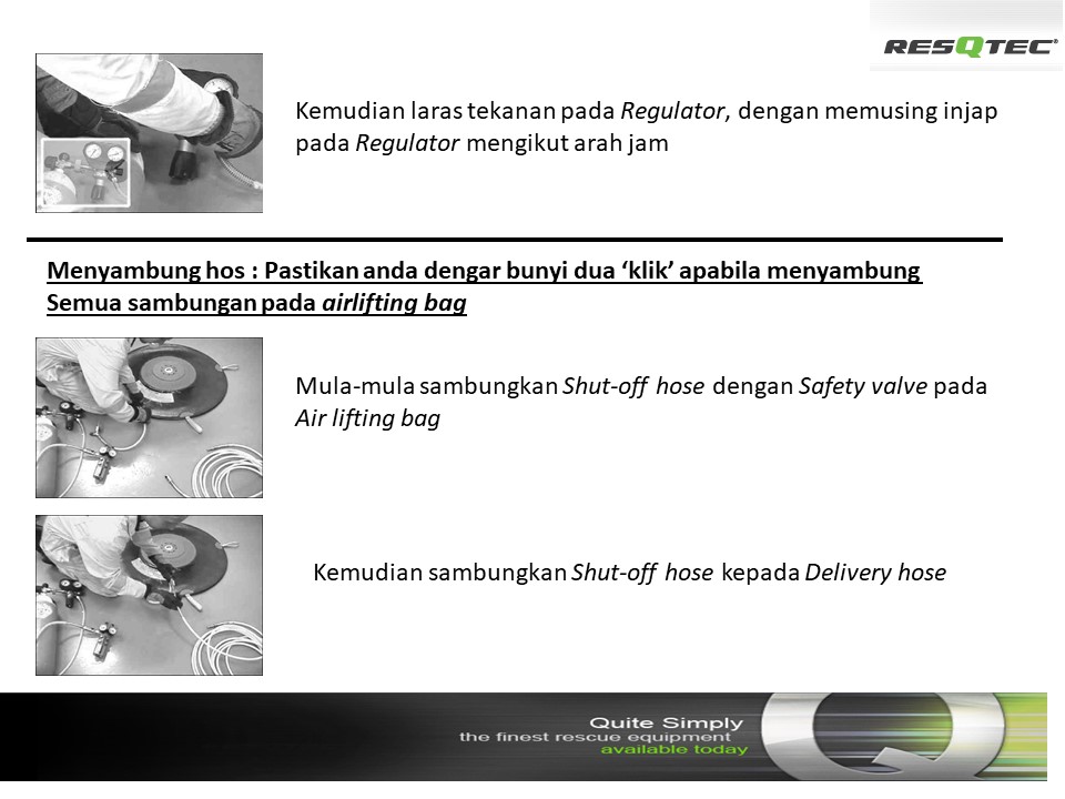 AIR LIFTING BAG (RESQTEC) BALAI BOMBA DAN PENYELAMAT RAWANG